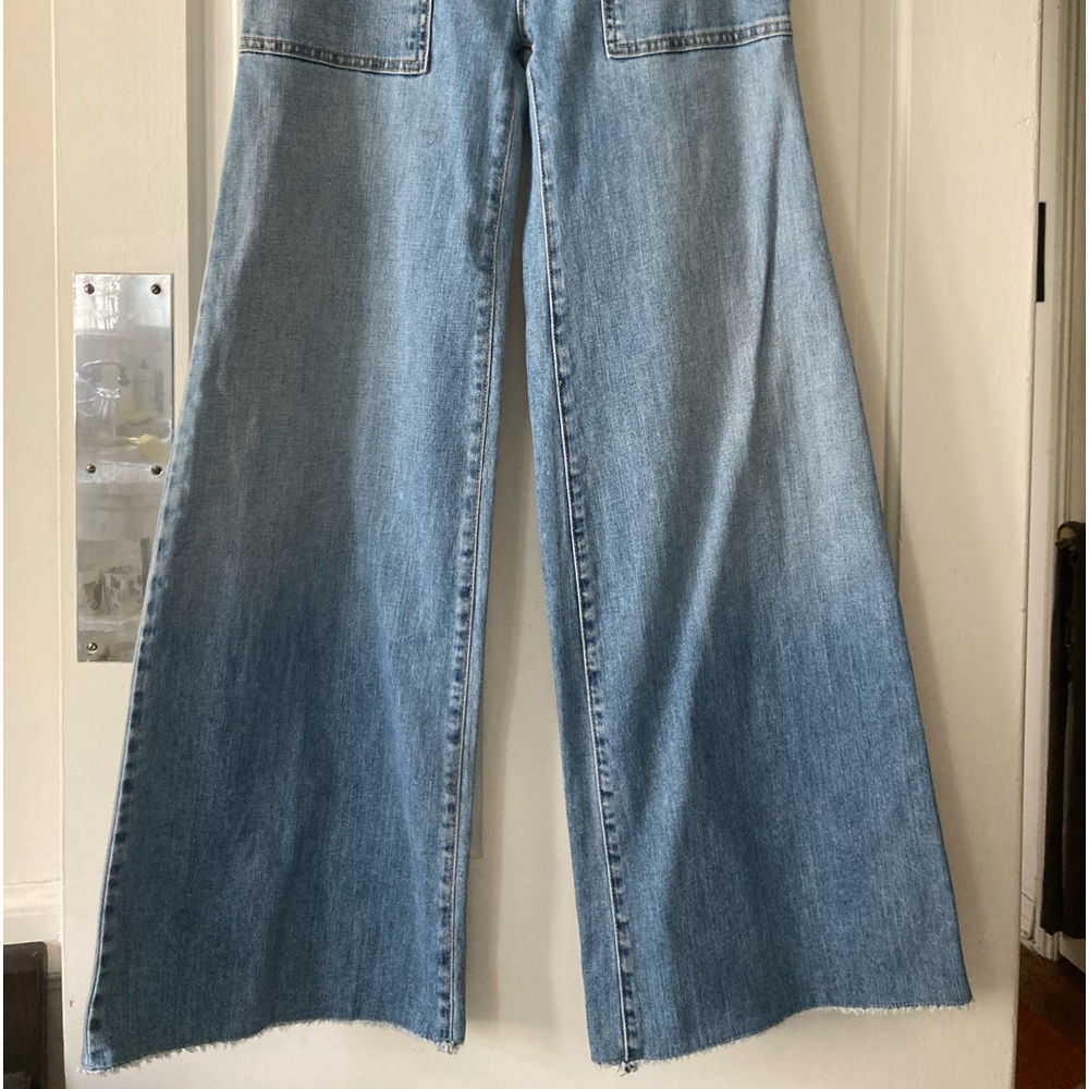 Nili Lotan soft Cargo Jeans size 26 blue